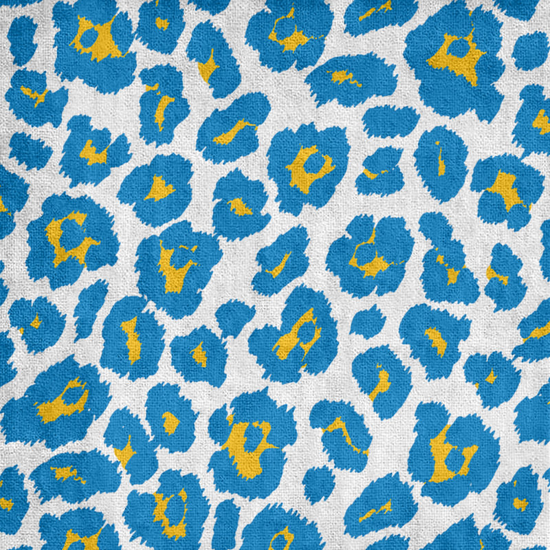 Lucida Bath Towel, Polyester/Cotton Blend, White/Gold/Powder Blue