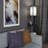 Eni 62.75'' Black Column Floor Lamp with USB and Outlet