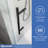 66-72 In. W X 76 In. H Single Sliding Frameless Shower Door With 3/8 In. (10mm) Tempered Glass-107225055