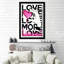 «Love More», reproduction d'impression sur toile-23654250-23654392
