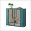 Armoire de salle de bain murale avec miroir, 2 portes en miroir et tablette ouverte, rangement en métal pour meuble-lavabo Farmhouse