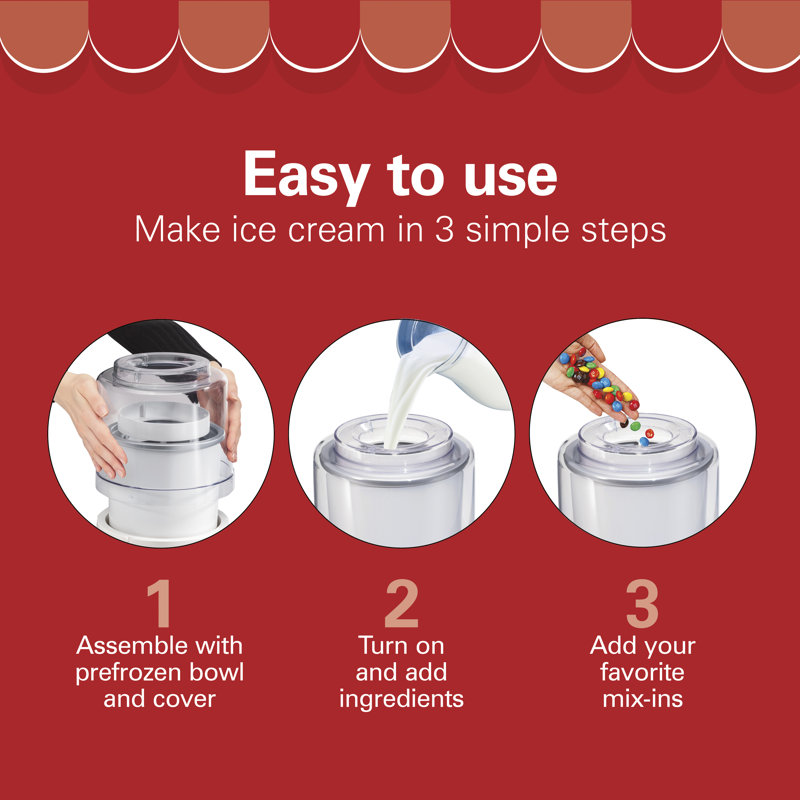 hamilton beach 1.5 qt ice cream maker