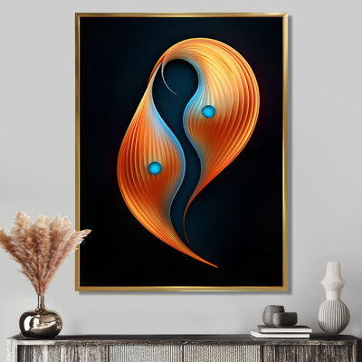 Exquis papillon, ailes d'ange - impression d'art géométrique murale