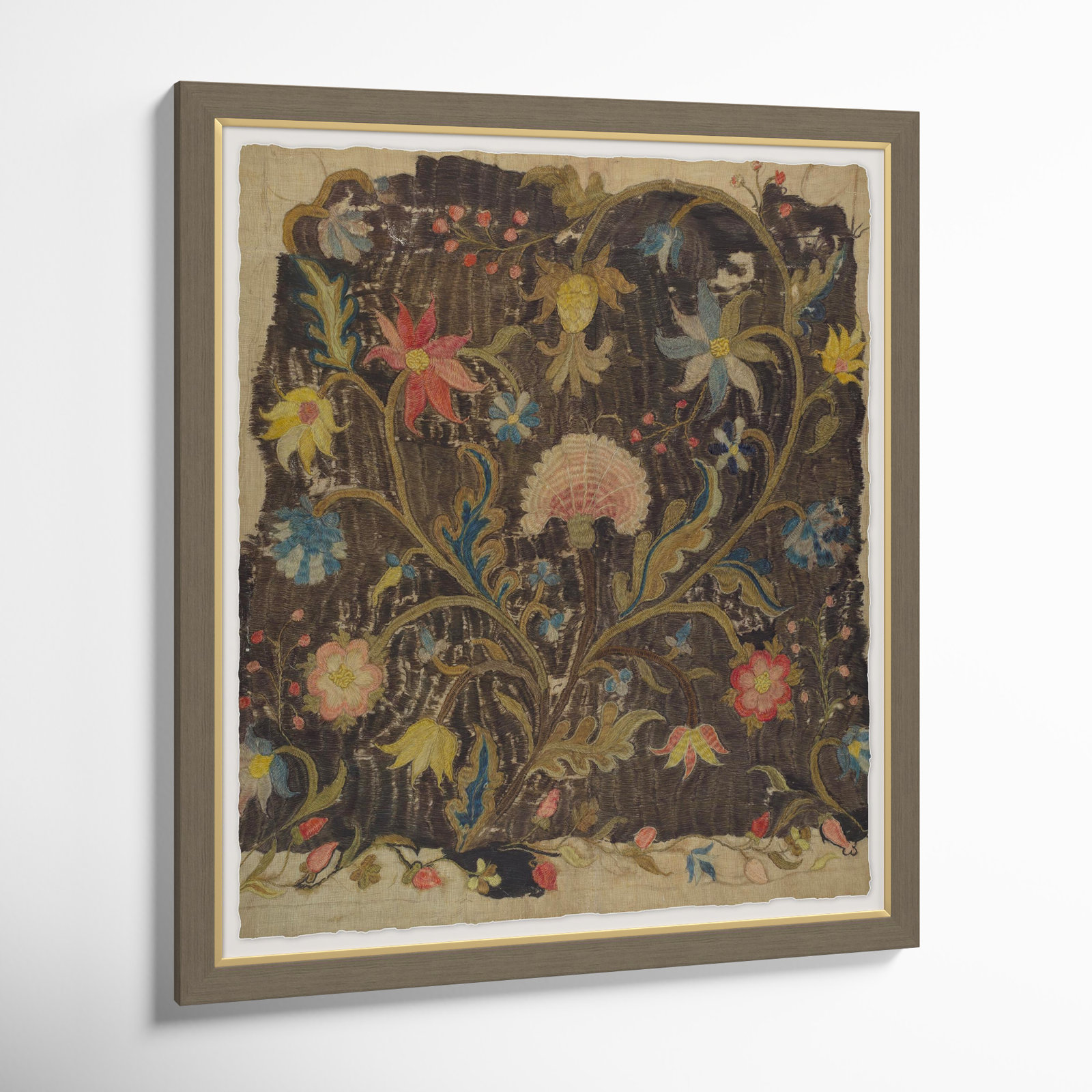 Vintage Textile Fragment by Lawrence Peterson