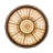 Mabrey Glass Semi Flush Mount