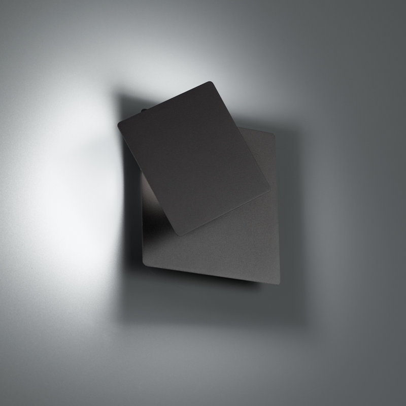 Greet LED Wall Sconce, Black, 4000