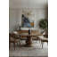 Tapis d'intérieur à motif abstrait Keimaya, crème, beige-1724056312