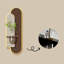 Café, art mural en bois manufacturé blanc-117545977