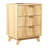 17.72 Inch 3 Drawer Grid Pattern Vredenburgh With US Standard Power Outlets-1099339632