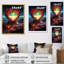 «Vibrant Red Roses Hart on Sunset Beach», reproduction-757235157-757235160