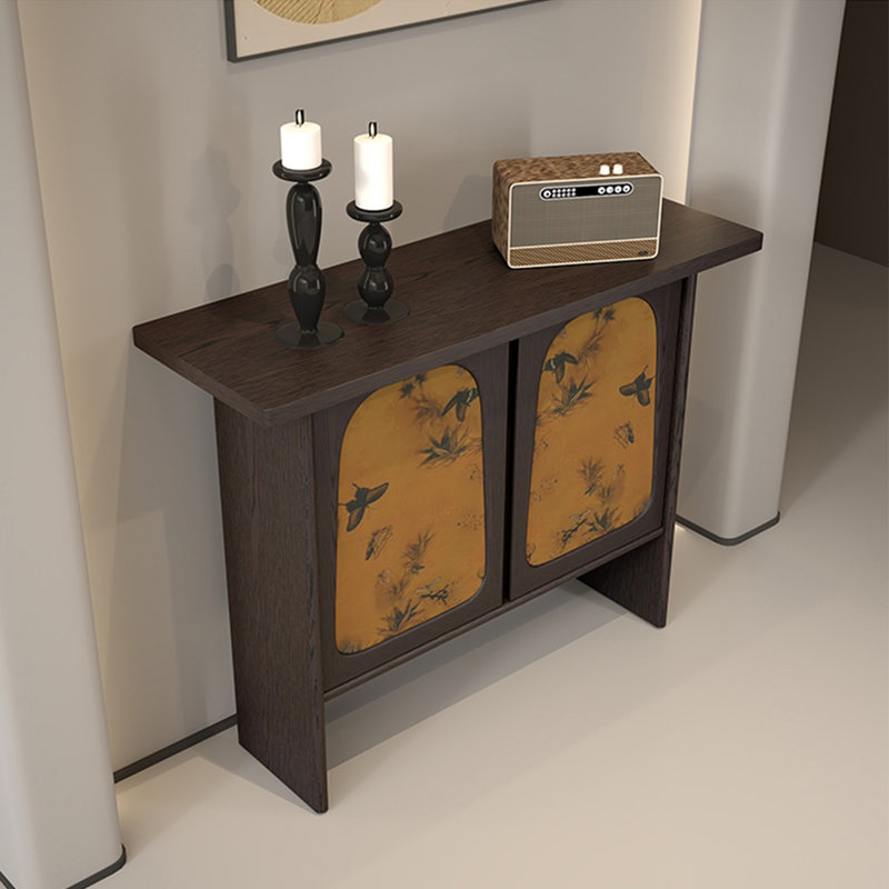 Retro Console Table With Cabinet