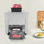 H 11,81 "H Trancheuse et déchiqueteuse en acier inoxydable robuste, 850 W automatique pour viande fraîche