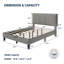 Upholstered Platform Bed with Adjustable Headboard-417069816-417069813