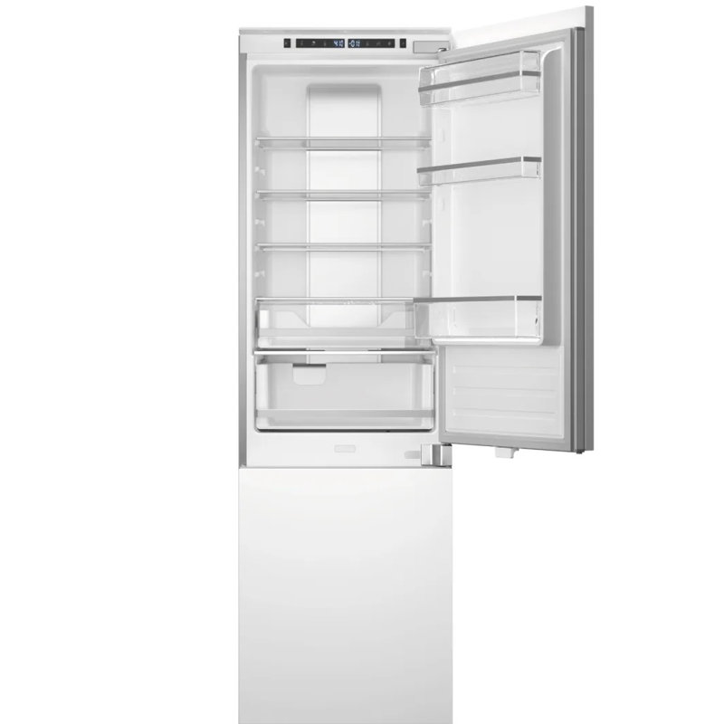Bertazzoni 24" 8.4 Cubic Feet Energy Star Smudge-Resistant Bottom Freezer Refrigerator