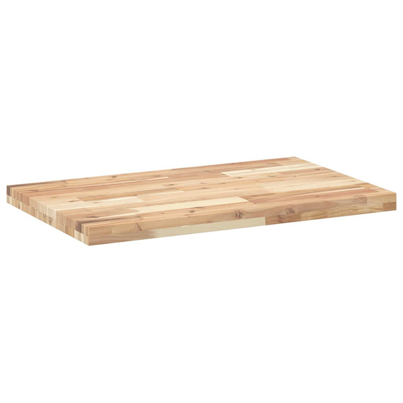 Solid Wood Table Top, 4cm H x 120cm W x 50cm D