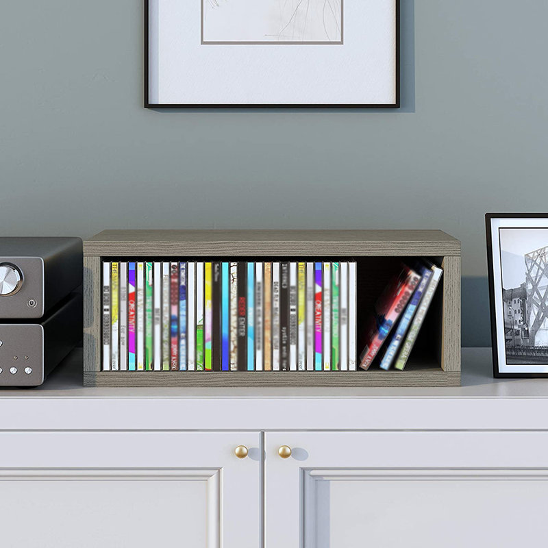 17.78 cm H Media Shelves