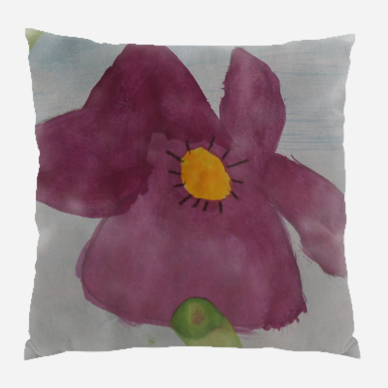 Coussin Pansy, Intérieur, Microsuède