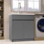 Évier de cuisine 36 po L 36 po x l 30 po avec lavabo à surface verticale et armoire de rangement verticale, combinant à la fois fonctionnalité et esthétique, sans robinet