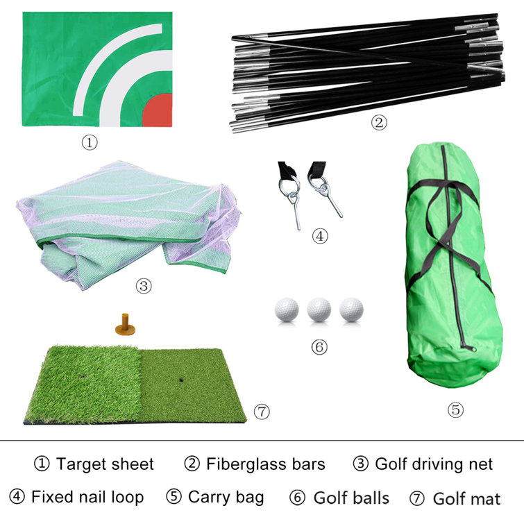 Gosports Battlechip Versus Golf Game - Includes Two 3' X 2' Targets, 16  Foam Balls, 2 Hitting Mats, Scorecard And Carrying Case & Reviews