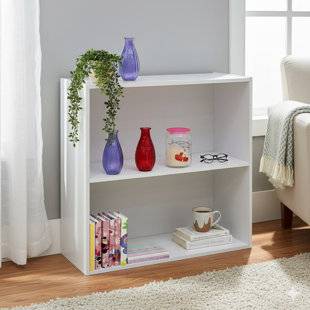 2-Tier Shelf Bookcase Storage Organizer – Compact Display Shelf