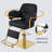 Swivel Reclining Chair with metal square base-1188732249