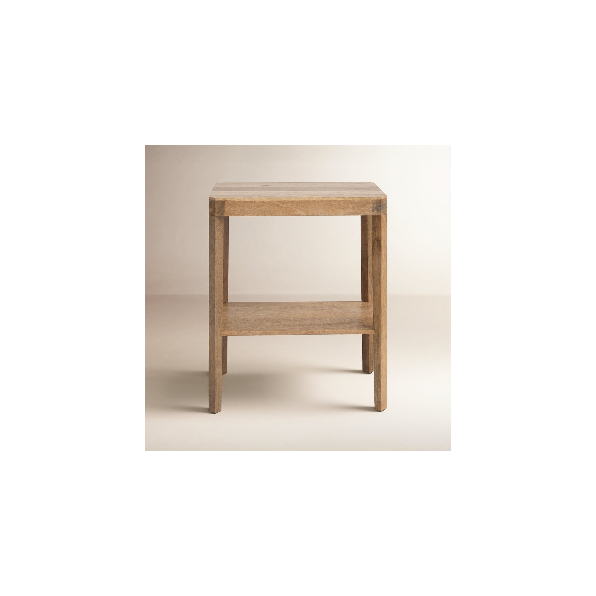 Ardentown Solid Wood End Table, Natural