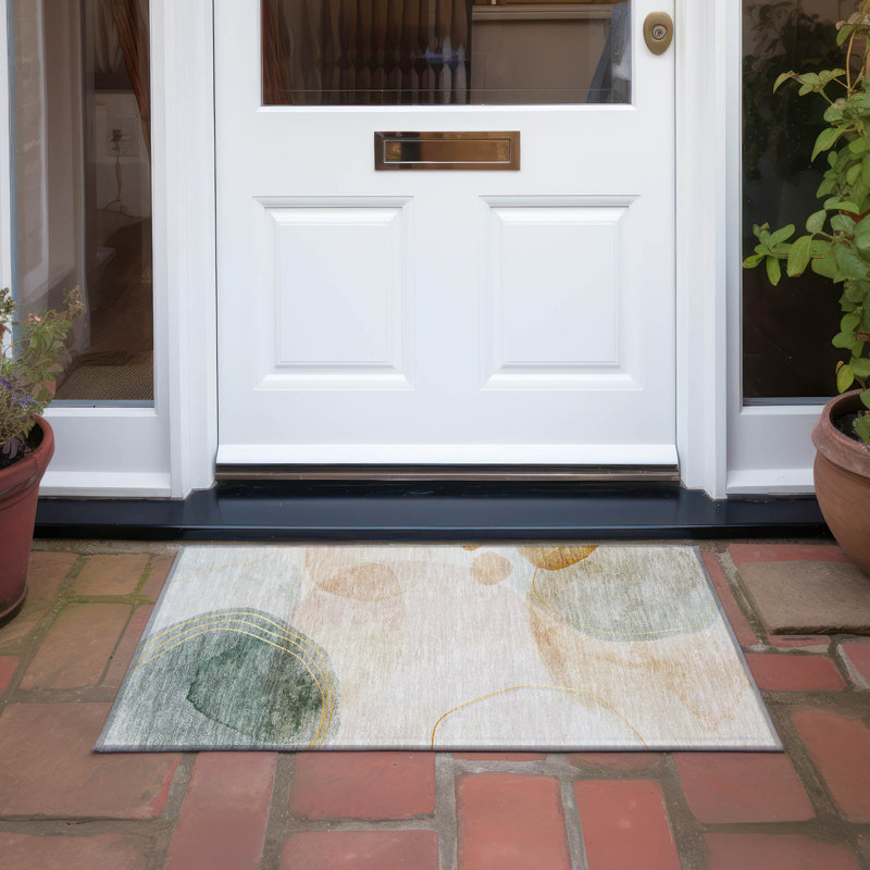 Tapis intérieur / extérieur Blakelie, Rectangle 1 pi 8 po x 2 pi 6 po