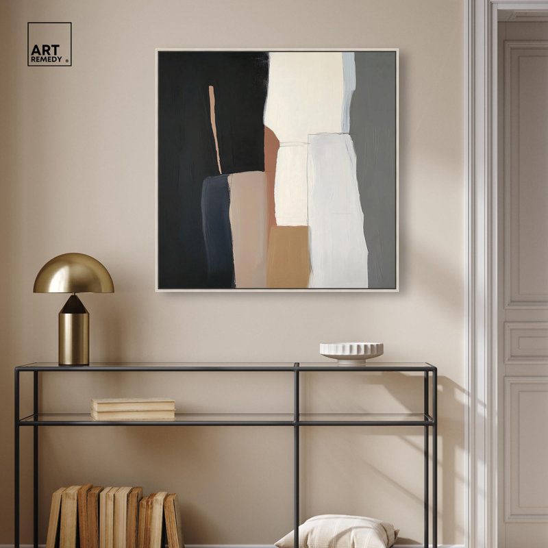 «Passageway II», reproduction d'art sur toile, art bohème moderne, 30 x 30, H 31 po x l 31 po, Cadre argenté