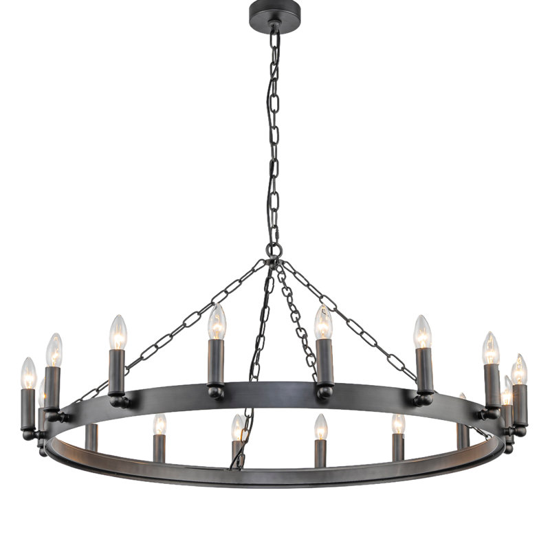 Alderton LED Chandelier, 8.3" H x 43.3" W x 43.3" D