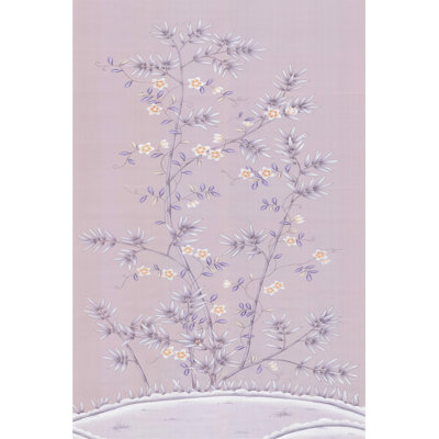 Canton in Lilac 1 Piece Wrapped Canvas Painting