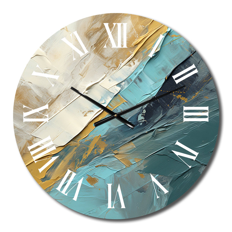 Horloge murale en métal, Moyenne