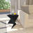 Leisuremod 17" Sculptural Hourglass Side Table - Fully Assembled Stackable Stain Proof End Table for Living Room, Bedroom or Patio-1685340278