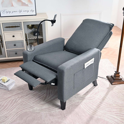 Fauteuils inclinables pour adultes avec porte-téléphone portable et porte-gobelet