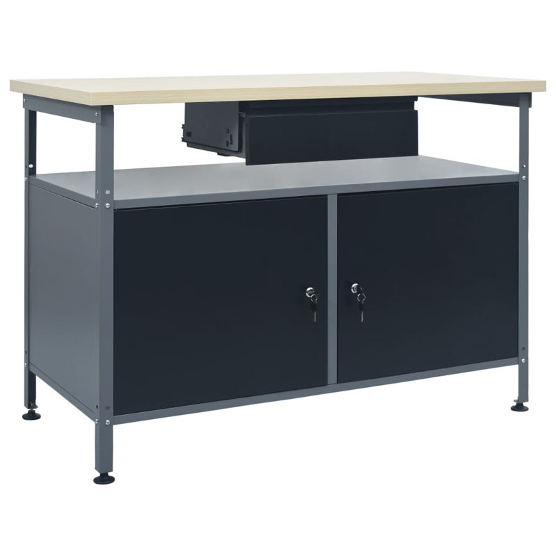 Vanzant 304.8cm W Steel Shelving Unit