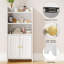  Freestanding Bathroom Cabinet with Adjustable Shelves