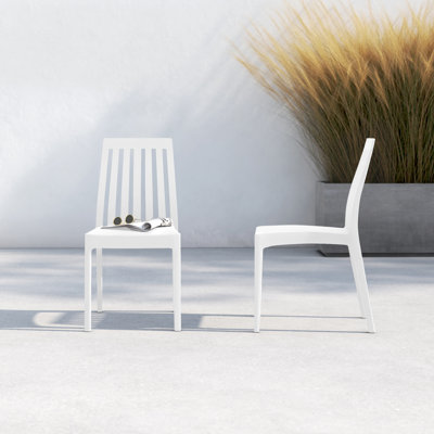 Kenno Anyfer Stacking Patio Dining Side Chair