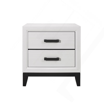 Table de chevet blanche