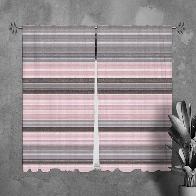 Paire de rideaux obscurcissant en polyester Maysey, L 20 po x L 82 po