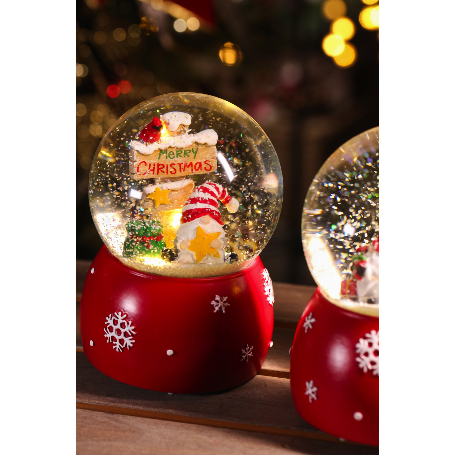 The Holiday Aisle® Charitee LED Water Globe | Wayfair