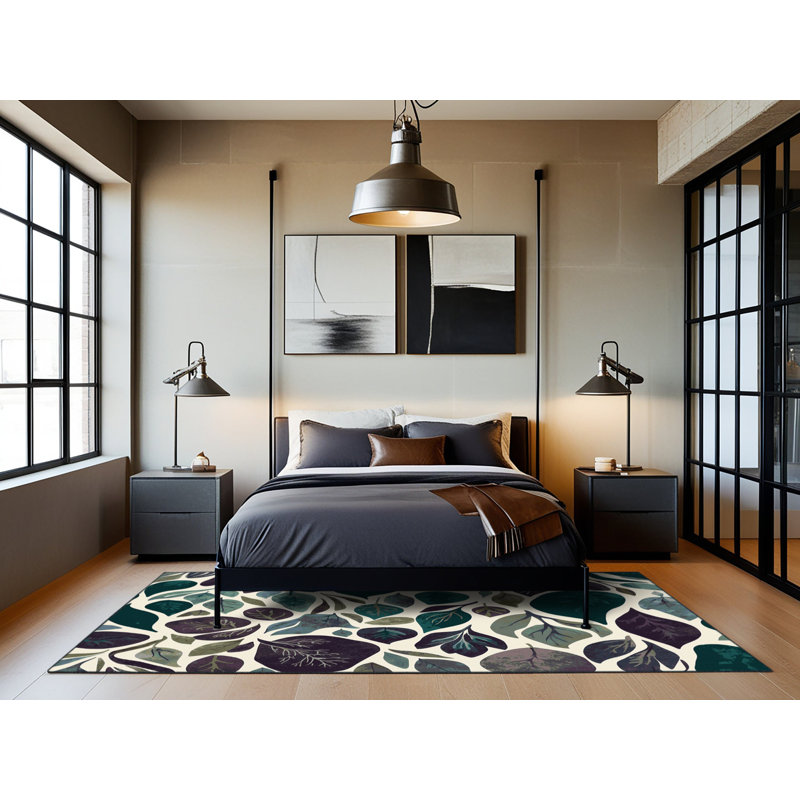 Forest's Echo Rug, Square 5'