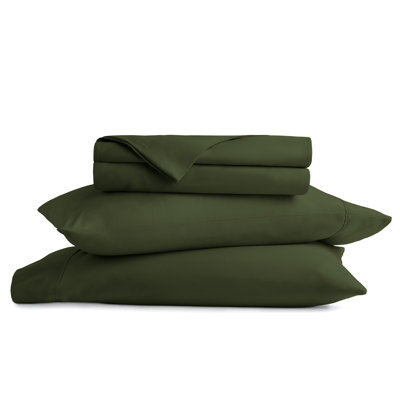 Holiday  Sheet Set, Pine Green Christmas Pattern, Full Size Bedding