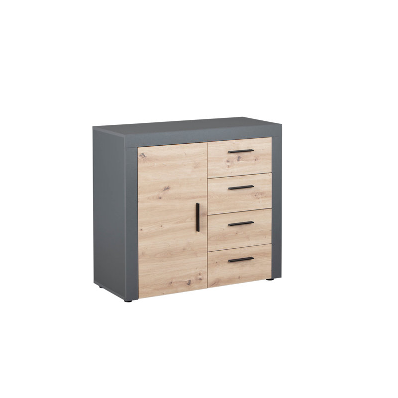 Hagenah 4 Drawer 94Cm W Combi Chest