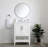 Scottsbluff 24 " W Freestanding Standard 1 Single Vanity Bathroom Vanity With Engineered Marble Top-847921366