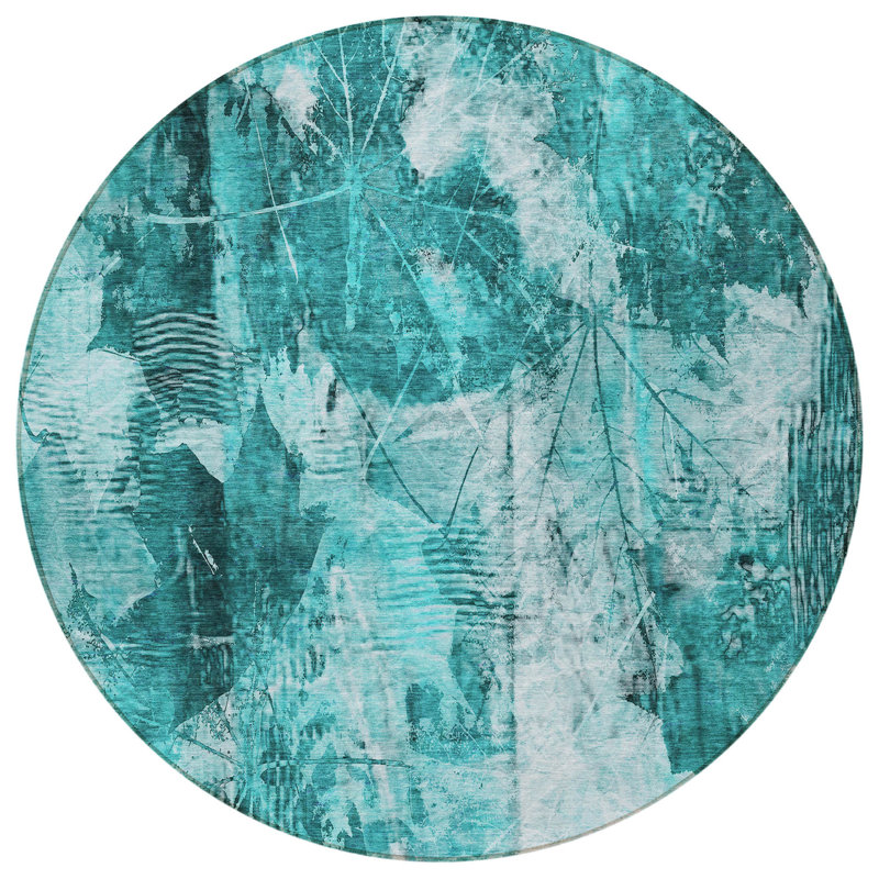 Tapis d'intérieur rond 8 pi