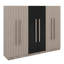 Armoire de rangement en bois avec tiroirs