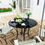 Plateau de table rond en verre trempé-374797937-374797939