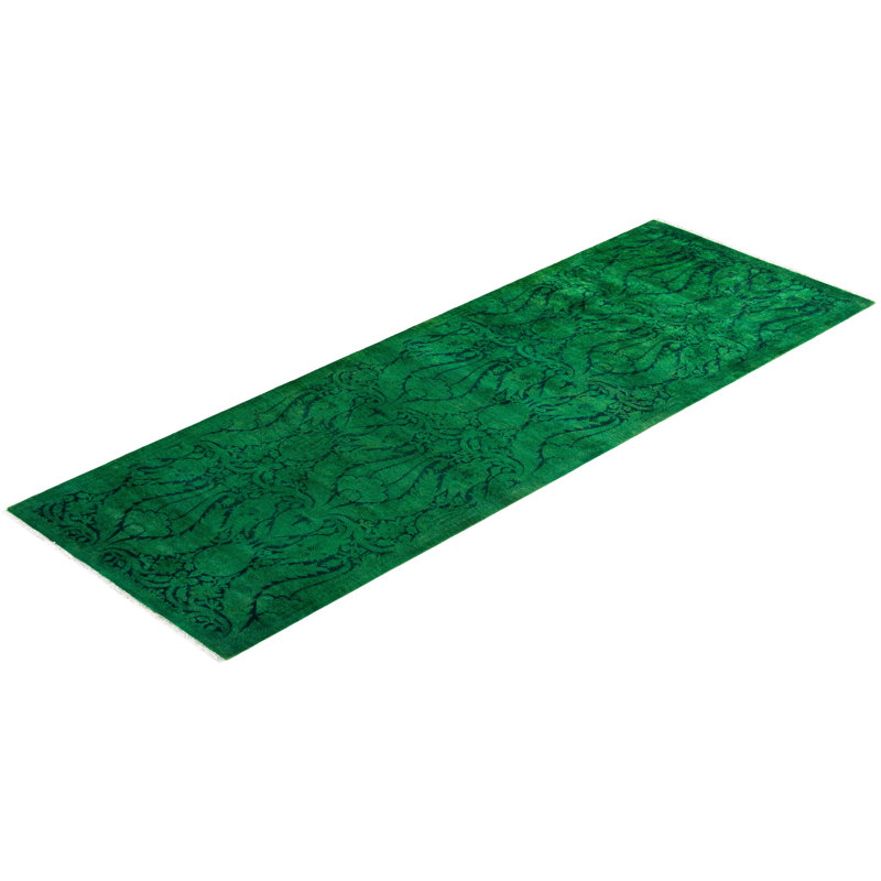 Overyed One-of-a-Kind Runner 2'8" X 7'9" Hand Knotted Area Rug