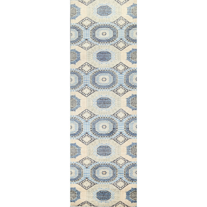 Tapis de couloir en laine Khotan