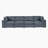 Upholstered Sofa with USB Charge Ports,Wireless Charging and Bluetooth Speaker in Arm