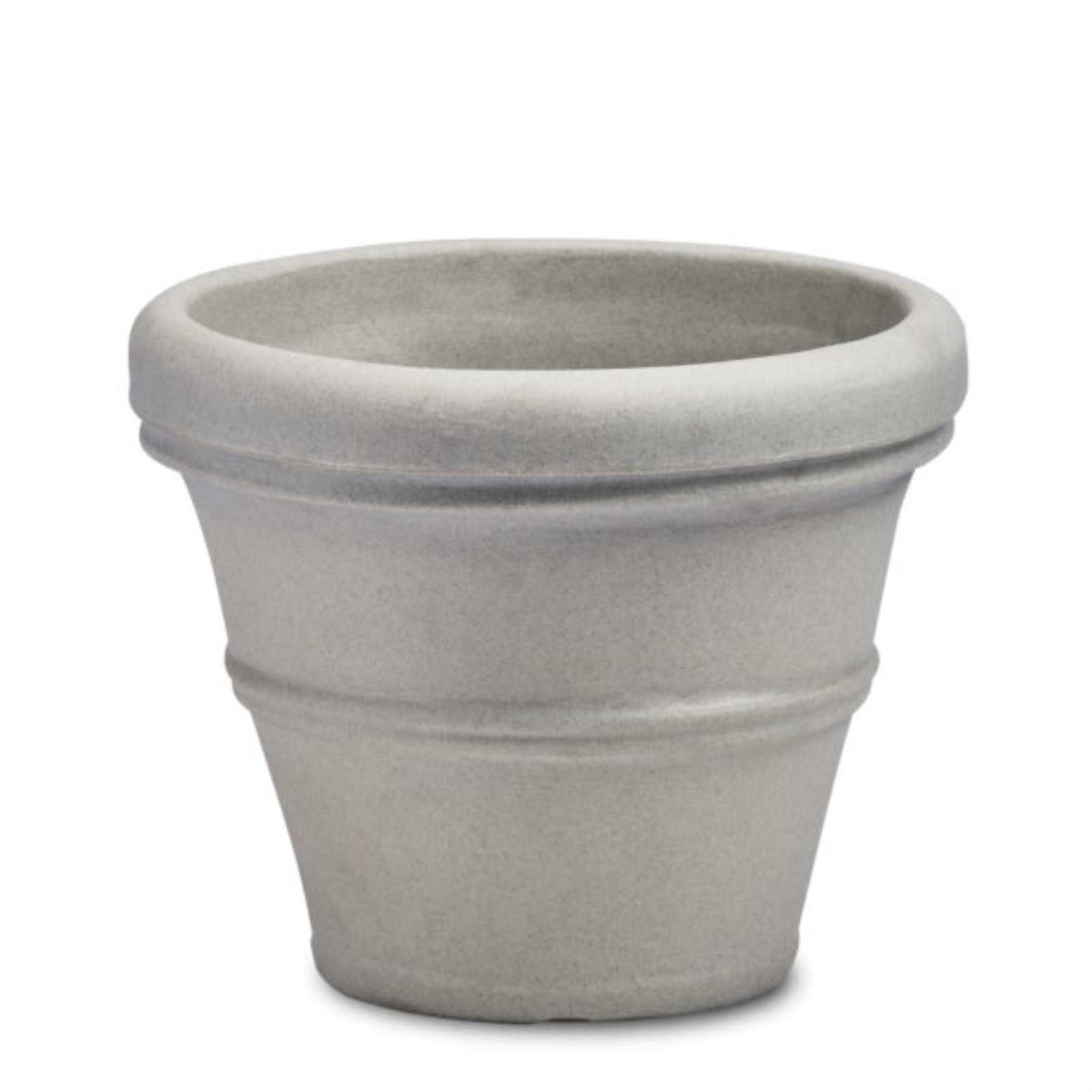 Lanesborough Resin Pot Planter, Weathered Concrete, 15.75" H x 20" W x 20" D